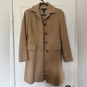 Banana Republic Tan Wool Blend Coat